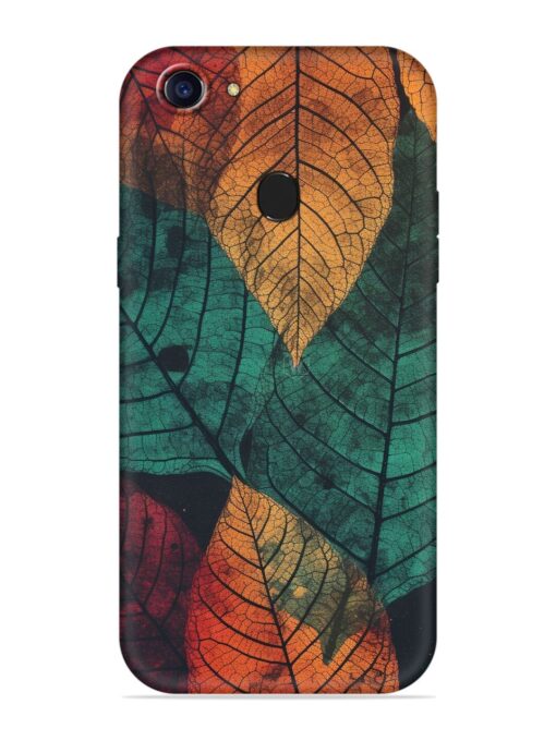 Leaves Artwork Embossed Soft Silicone Case for Oppo F7 Zapvi