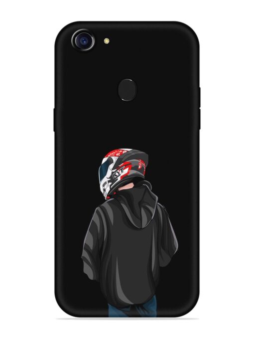 Motorcycle Rider Embossed Soft Silicone Case for Oppo F7 Zapvi