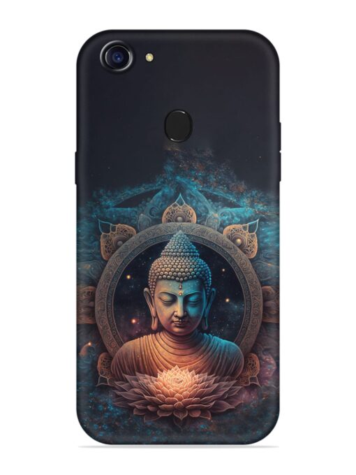 Gautam Buddha Embossed Soft Silicone Case for Oppo F7 Zapvi