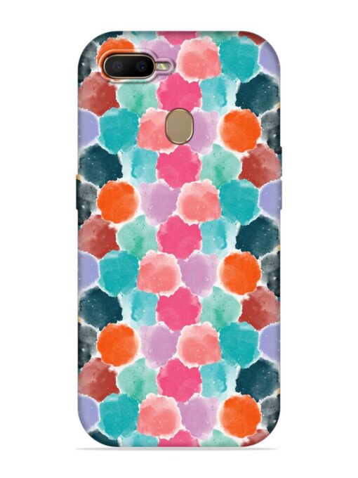 Colorful Seamless Pattern Embossed Soft Silicone Case for Oppo F9 Pro Zapvi