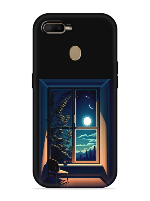 Night View At Window Embossed Soft Silicone Case for Oppo F9 Pro Zapvi