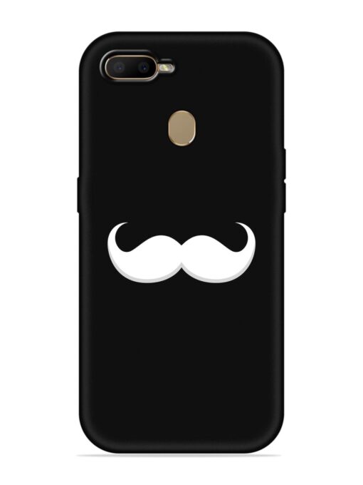 Mustache Vector Embossed Soft Silicone Case for Oppo F9 Pro Zapvi