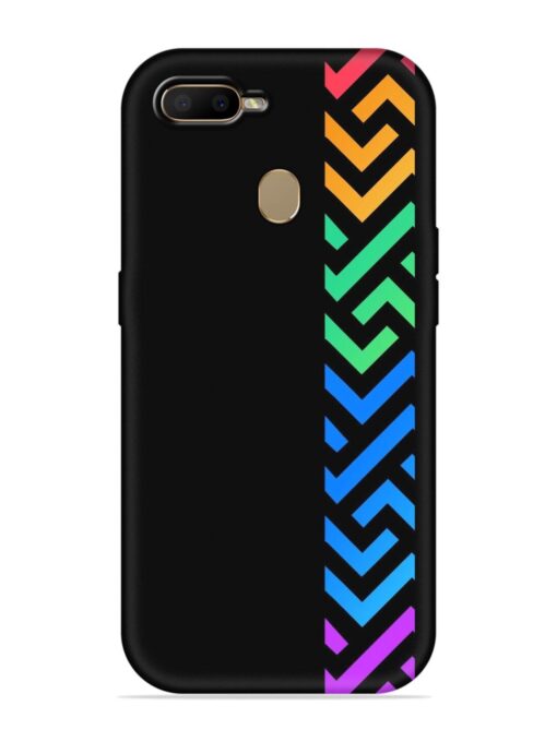 Colorshape Stripes Embossed Soft Silicone Case for Oppo F9 Pro Zapvi