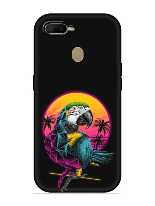 Rad Parrot Embossed Soft Silicone Case for Oppo F9 Pro Zapvi