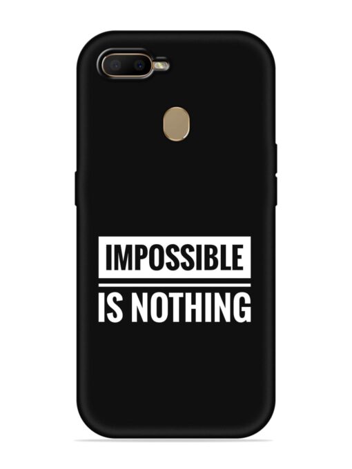 Impossible Is Nothing Embossed Soft Silicone Case for Oppo F9 Pro Zapvi