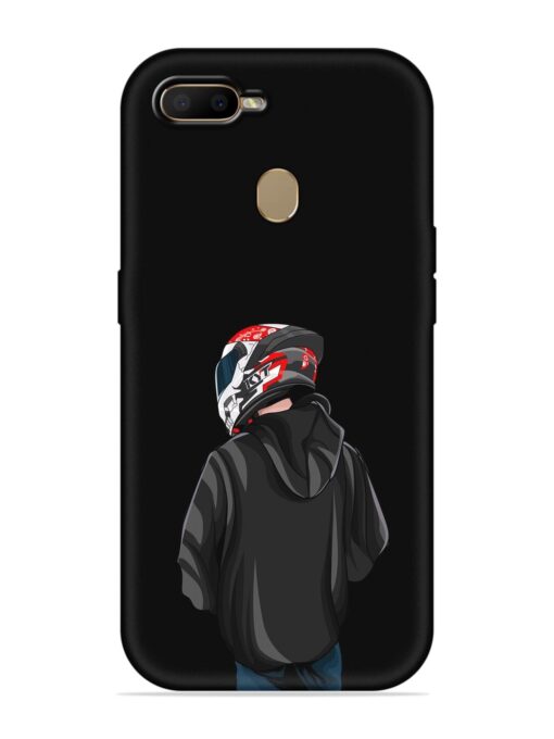 Motorcycle Rider Embossed Soft Silicone Case for Oppo F9 Pro Zapvi