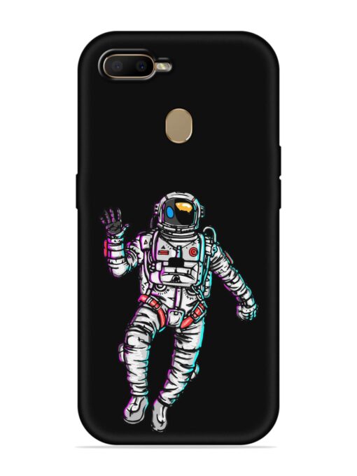 Spaceman Embossed Soft Silicone Case for Oppo F9 Pro Zapvi