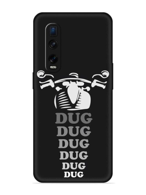 Dug Dug Dug Embossed Soft Silicone Case for Oppo Find X2 Pro Zapvi