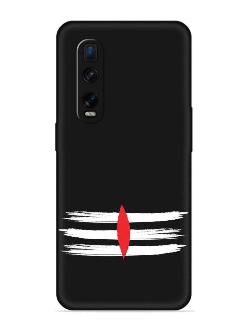 Mahadev Tilak Vector Embossed Soft Silicone Case for Oppo Find X2 Pro Zapvi