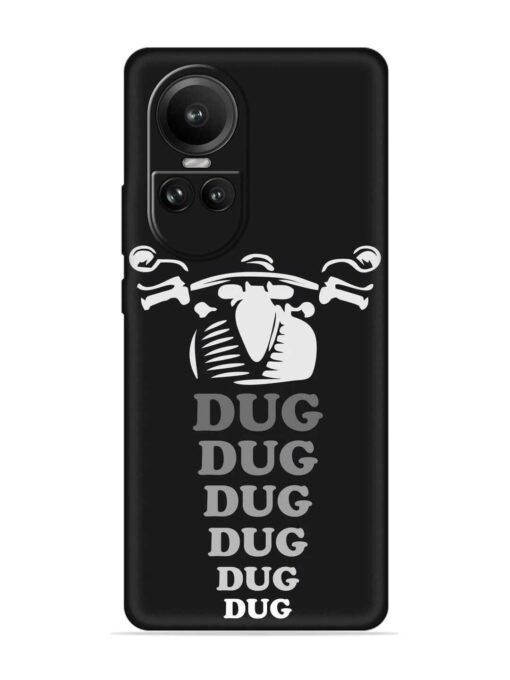 Dug Dug Dug Embossed Soft Silicone Case for Oppo Reno 10 (5G) Zapvi