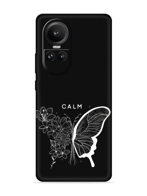 Calm Embossed Soft Silicone Case for Oppo Reno 10 (5G) Zapvi