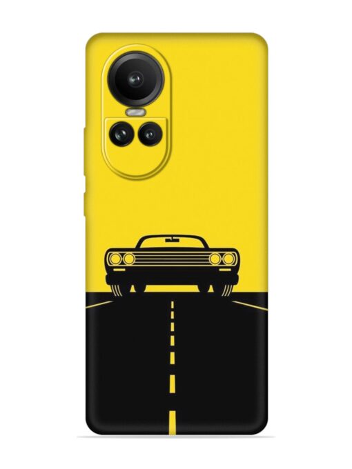 Classic Car Embossed Soft Silicone Case for Oppo Reno 10 (5G) Zapvi