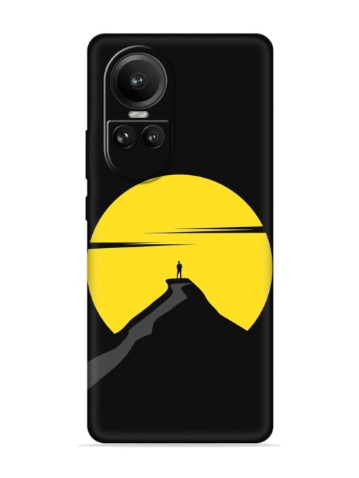 Black Ultra Vector Embossed Soft Silicone Case for Oppo Reno 10 Pro (5G) Zapvi