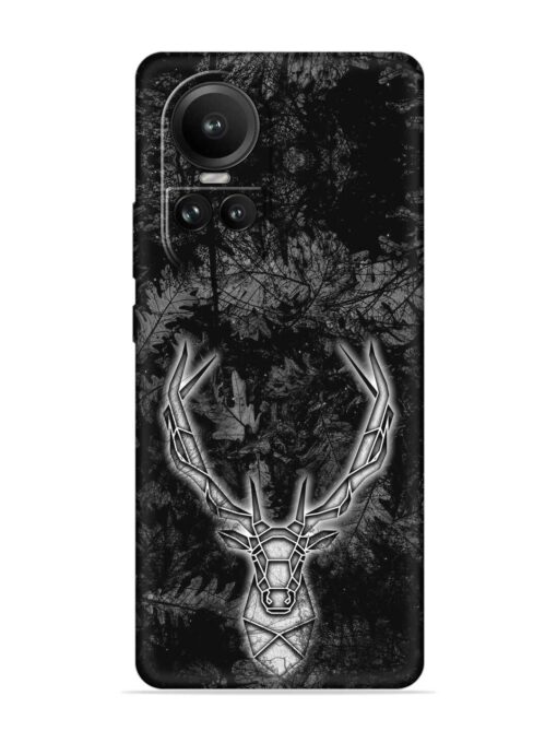 Ancient Deer Embossed Soft Silicone Case for Oppo Reno 10 Pro (5G) Zapvi