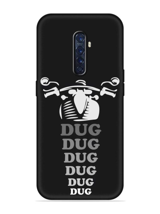 Dug Dug Dug Embossed Soft Silicone Case for Oppo Reno 2F Zapvi