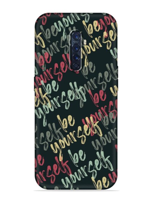 Yourself Seamless Embossed Soft Silicone Case for Oppo Reno 2F Zapvi