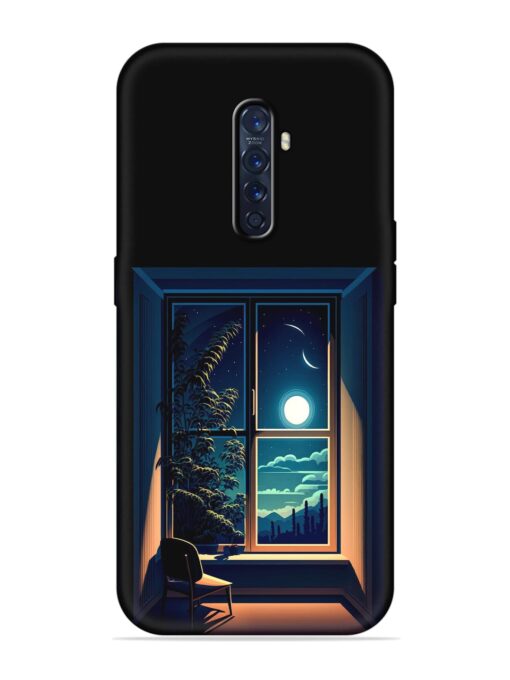 Night View At Window Embossed Soft Silicone Case for Oppo Reno 2F Zapvi