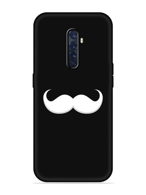 Mustache Vector Embossed Soft Silicone Case for Oppo Reno 2F Zapvi