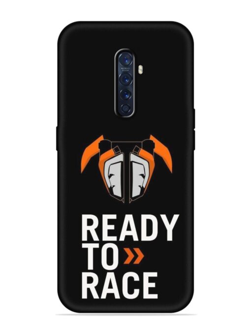 Ready To Race Embossed Soft Silicone Case for Oppo Reno 2F Zapvi