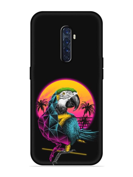 Rad Parrot Embossed Soft Silicone Case for Oppo Reno 2F Zapvi