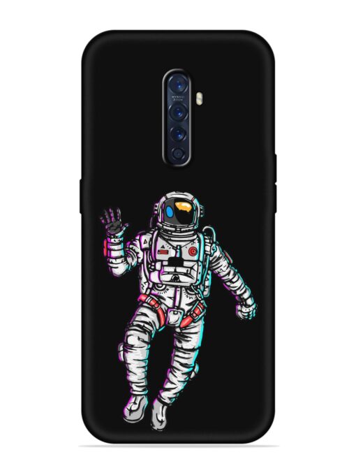 Spaceman Embossed Soft Silicone Case for Oppo Reno 2F Zapvi