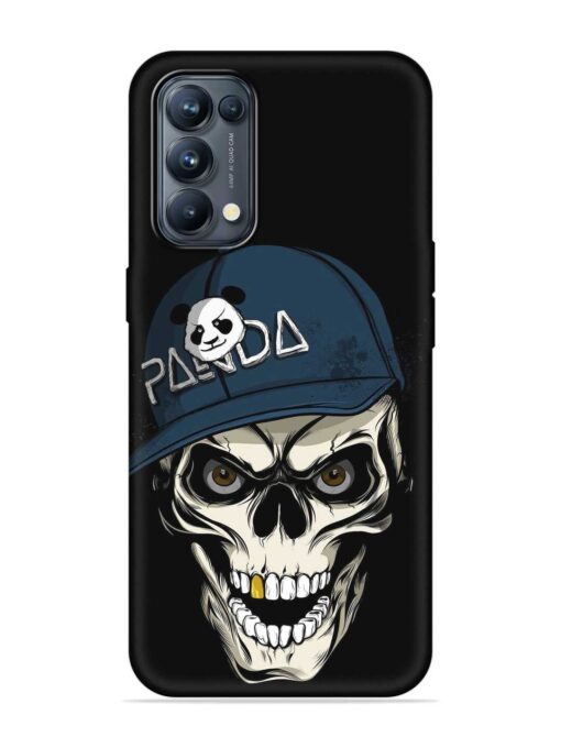 Panda Skull Embossed Soft Silicone Case for Oppo Reno 5 Pro (5G) Zapvi