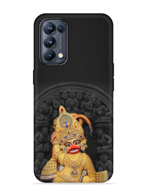 Indian Gold Hanuman Embossed Soft Silicone Case for Oppo Reno 5 Pro (5G) Zapvi