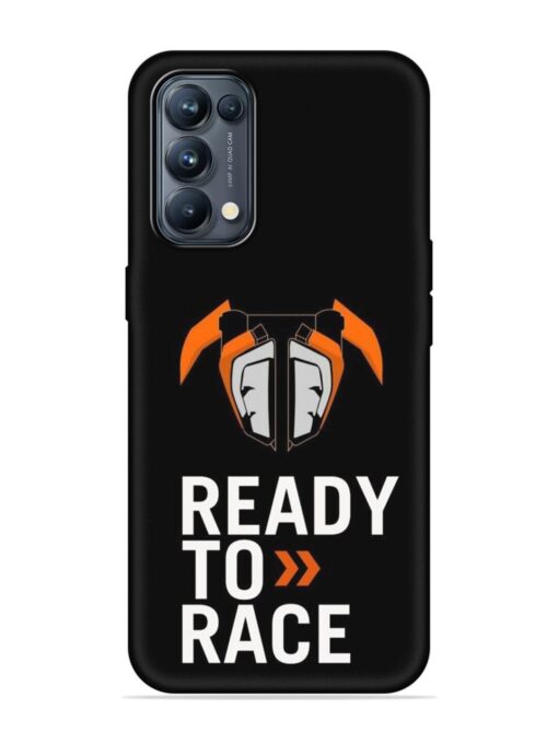 Ready To Race Embossed Soft Silicone Case for Oppo Reno 5 Pro (5G) Zapvi