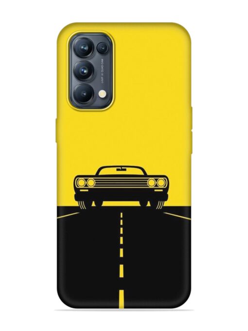 Classic Car Embossed Soft Silicone Case for Oppo Reno 5 Pro (5G) Zapvi