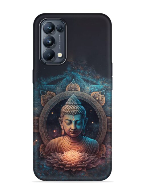 Gautam Buddha Embossed Soft Silicone Case for Oppo Reno 5 Pro (5G) Zapvi