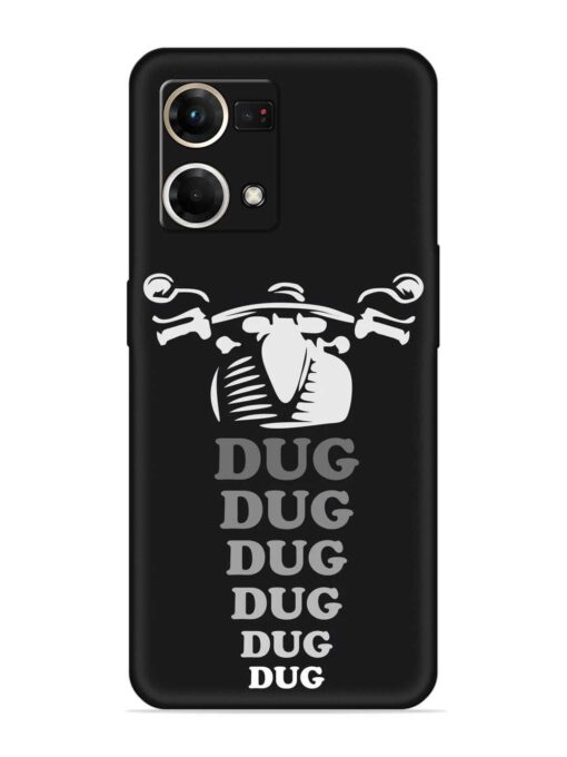 Dug Dug Dug Embossed Soft Silicone Case for Oppo Reno 7 (4G) Zapvi