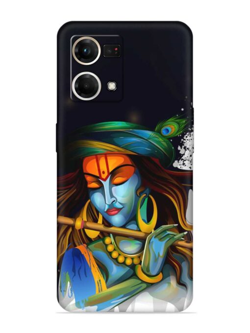 Krishna Art Embossed Soft Silicone Case for Oppo Reno 7 (4G) Zapvi