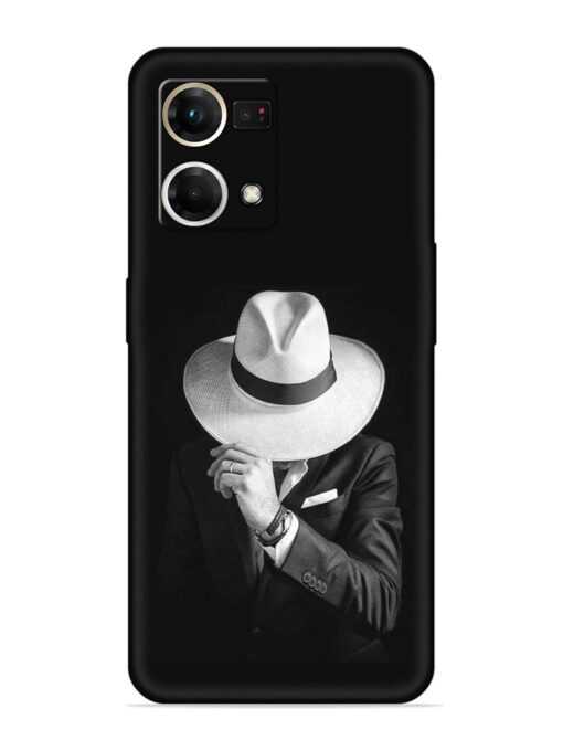 Men Under Hat Embossed Soft Silicone Case for Oppo Reno 7 (4G) Zapvi