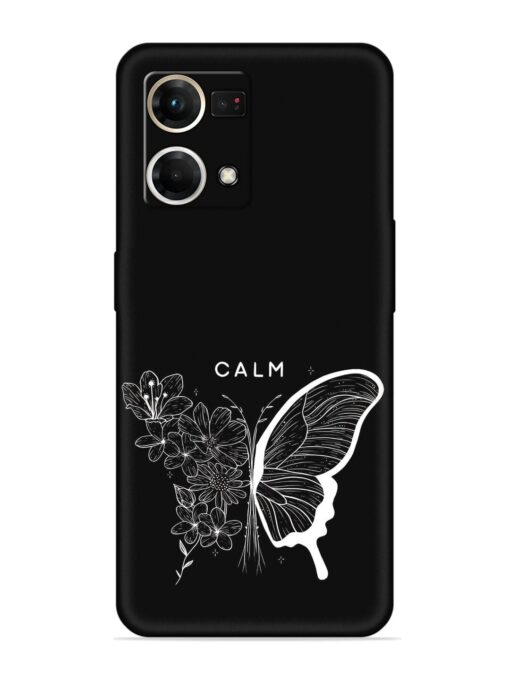 Calm Embossed Soft Silicone Case for Oppo Reno 7 (4G) Zapvi