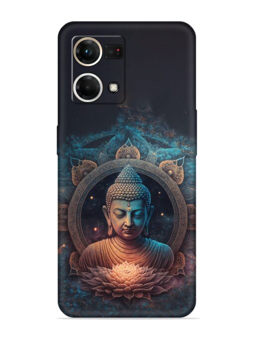 Gautam Buddha Embossed Soft Silicone Case for Oppo Reno 7 (4G) Zapvi