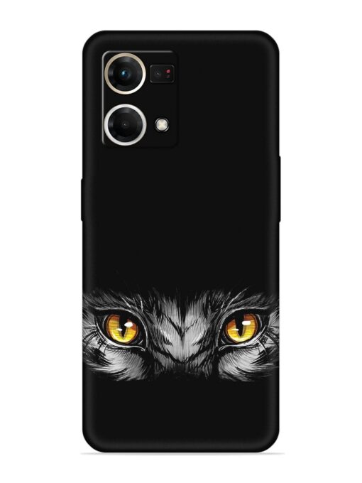 Scary Eye Embossed Soft Silicone Case for Oppo Reno 7 (4G) Zapvi