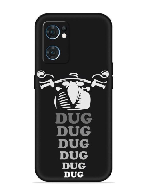 Dug Dug Dug Embossed Soft Silicone Case for Oppo Reno 7 (5G) Zapvi