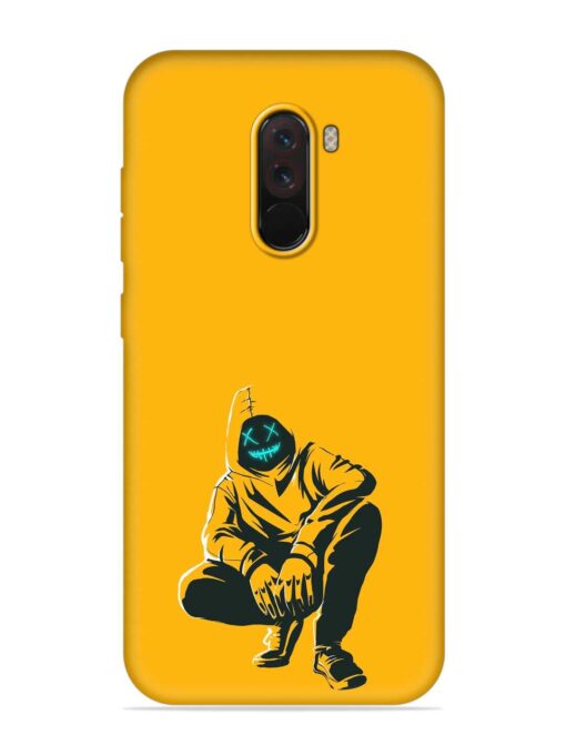 Xo Xo Swag Embossed Soft Silicone Case for Poco F1 Zapvi