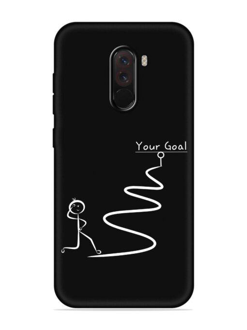 Your Goal Embossed Soft Silicone Case for Poco F1 Zapvi