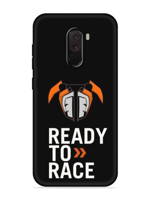 Ready To Race Embossed Soft Silicone Case for Poco F1 Zapvi