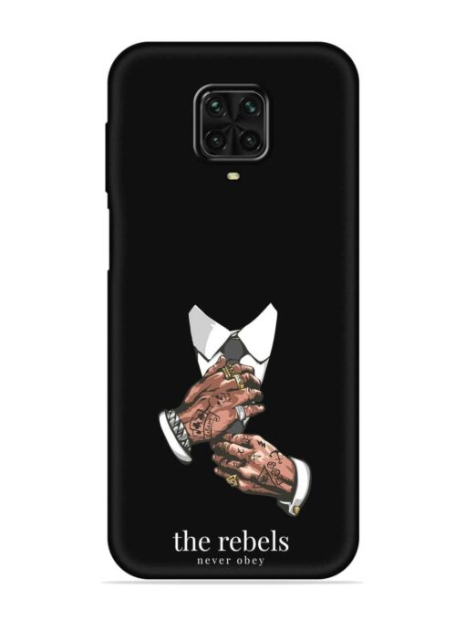 Rebels Slogan Man Embossed Soft Silicone Case for Poco M2 Pro Zapvi