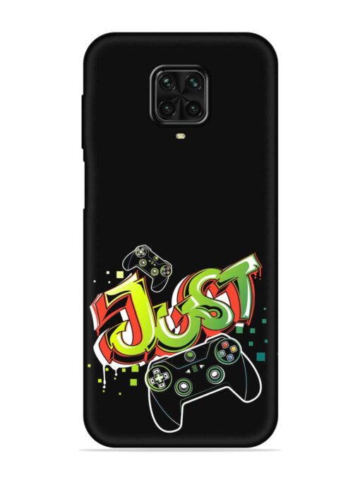 Graffiti Gamepad Illustration Embossed Soft Silicone Case for Poco M2 Pro Zapvi