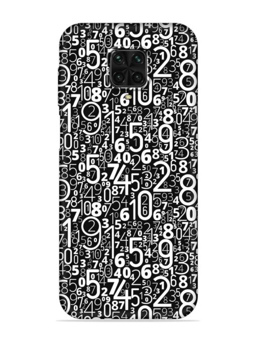 Many Numbers Different Embossed Soft Silicone Case for Poco M2 Pro Zapvi