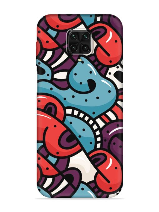 Seamless Backdrop Colorful Embossed Soft Silicone Case for Poco M2 Pro Zapvi