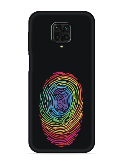 Fingerprint Of Thumb Art Embossed Soft Silicone Case for Poco M2 Pro Zapvi