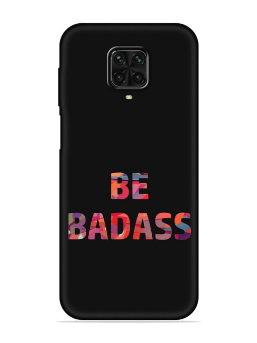 Be Badass Embossed Soft Silicone Case for Poco M2 Pro Zapvi