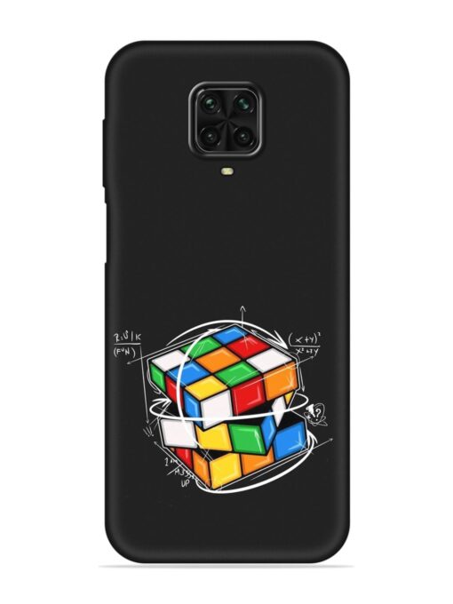 Cubik Vector Embossed Soft Silicone Case for Poco M2 Pro Zapvi