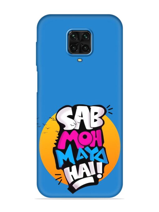 Sab Moh Moya Embossed Soft Silicone Case for Poco M2 Pro Zapvi