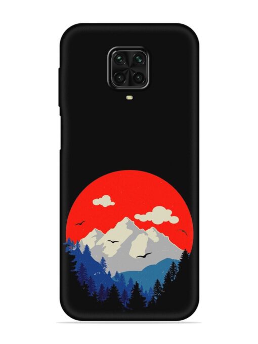 Mountain Abstract Embossed Soft Silicone Case for Poco M2 Pro Zapvi