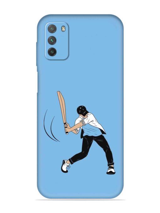 Cricket Gully Boy Embossed Soft Silicone Case for Poco M3 Zapvi